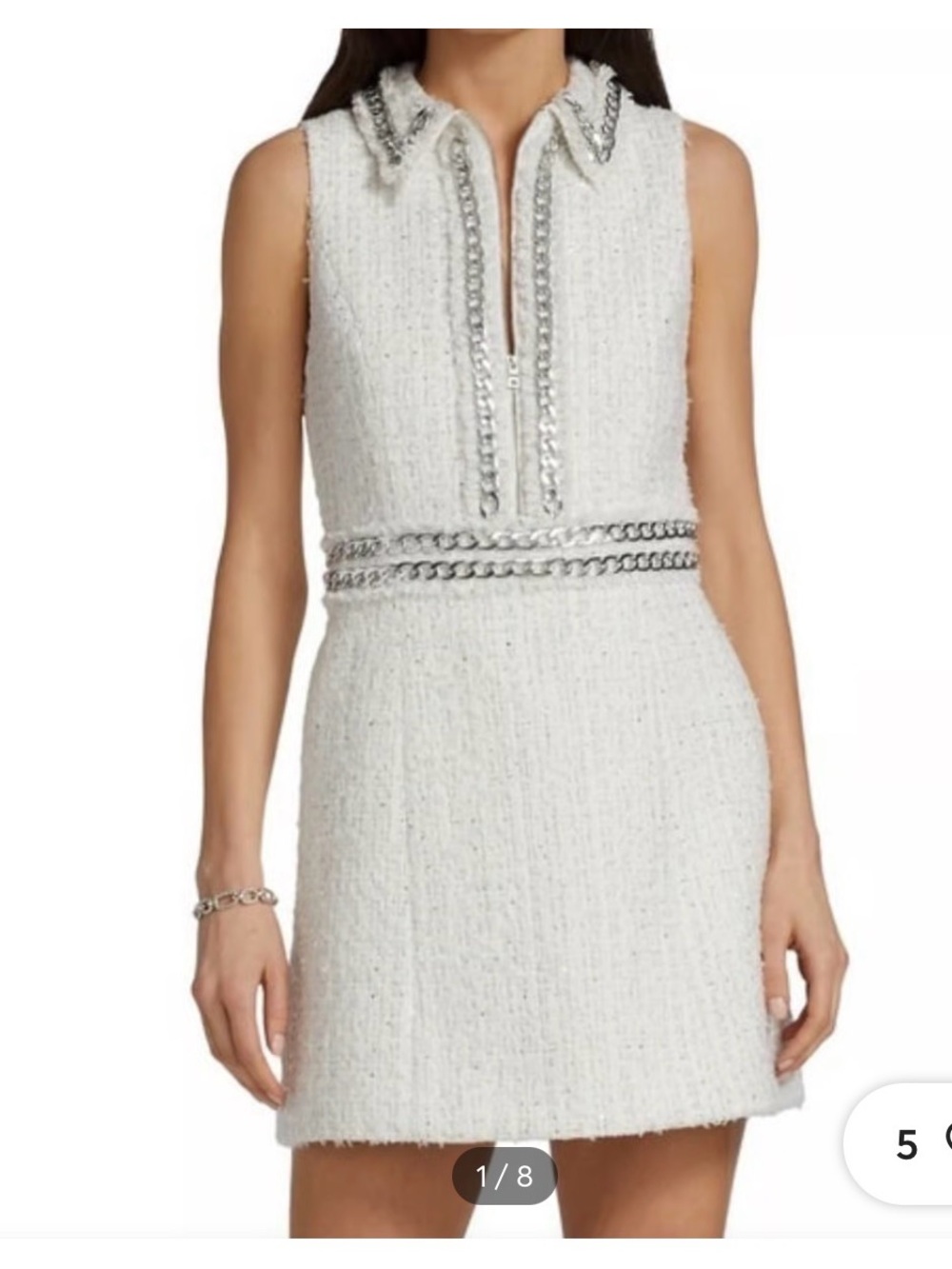 Alice and Olivia Ellis tweed dress